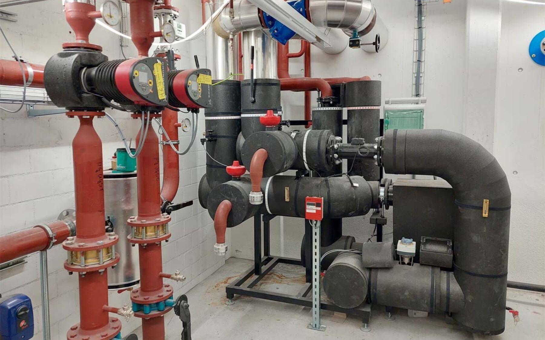 8 Die Uebergabestation wurde erfogreich in Betrieb genommen